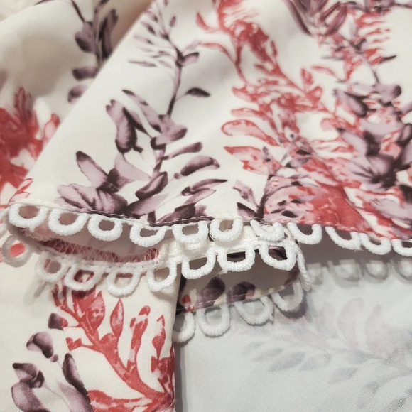 NWT Shein Curve Vacay Women’s Botanical Print Skirt 1XL - Picture 4 of 6